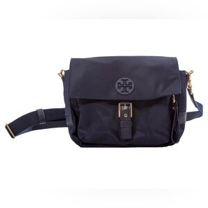 Tory Burch Tilda Nylon Crossbody, Navy EUC